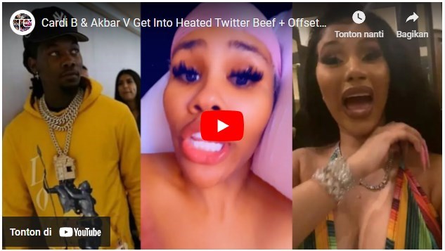 Video Link Complete Cardi B And Akbar V Get Into Heated Beef Twitter leaked s*3x tape of Akbar’s