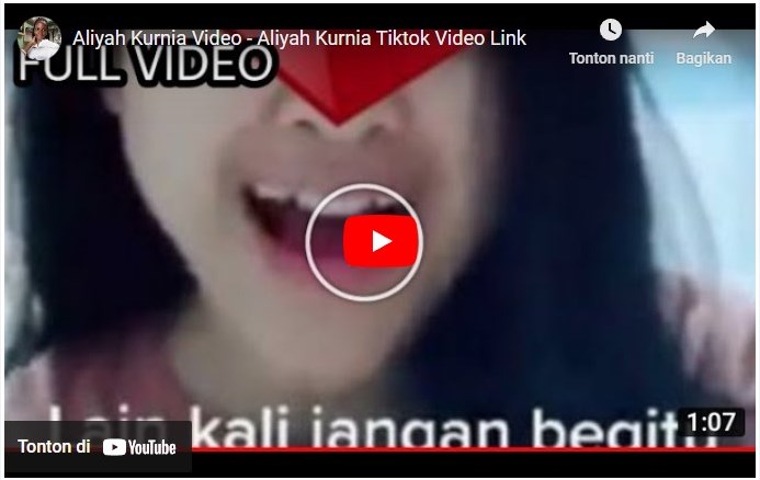 Link Video Asli Aliyah Kurnia video viral tiktok di wc berdurasi 5 menit 45 detik tersebar