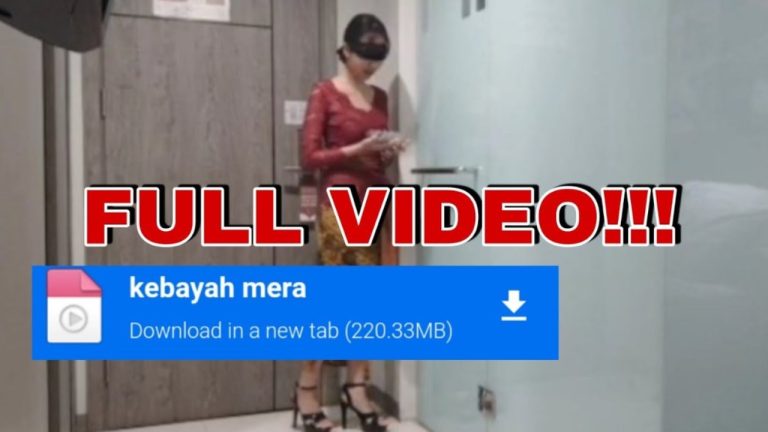 Real Link Video Penuh Tanpa Sensor Kebaya Merah Viral Di Tiktok Dan